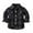Black, variant on Wavsuf Kids Jacket Boys and Girls Winter Plaid Single-Breasted Black Coats Size 3-4 Years