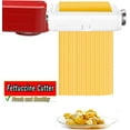 thumbnail image 3 of Pasta Maker Attachment for Kitchenaid/Cuisinart Stand Mixers, FDA Certified Noodle Maker- Pasta Roller Fettuccine Spaghetti Cutter 3 in 1, Pasta Roller and Cutter Set with Cleaning Brush, 3 of 8