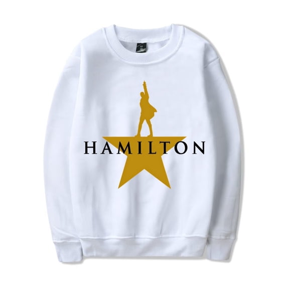 Hamilton Merch Long Sleeve Fashion Pullover Unisex Sweatshirt Hooded Trend Streetwear