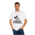thumbnail image 4 of Novelty Person With Disability Pride Greatness Enthusiast Hilarious Wellness Stroller Pushchairs Trolley Unisex Garment-Dyed T-shirt, 4 of 4