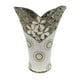DLusso Designs YX461W Vase Déco Design Alea Argent de 12 Po – image 1 sur 1