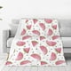 thumbnail image 1 of Balery Watermelon Manta de Felpa Suave y Acogedora – Cobija de Franela Aterciopelada para Cama, Lavable y Cálida para Sofá, Mascotas, Transpirable-60"x50", 1 of 7