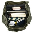 thumbnail image 4 of ELLE Wayfarer 23L Monogram Travel Backpack | Olive Green, 4 of 6