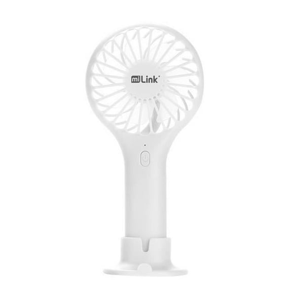miLINK PMF-J273 Portable Mini Fan, White