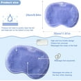 thumbnail image 6 of 2-Pack Shower Foot & Back Scrubber Massage Pad, Silicone Non-Slip Mat with Suction Cups, No Bend Deep Clean for Seniors, Men & Women, 6 of 7