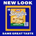 thumbnail image 3 of Kraft Singles Pepper Jack Cheese Slices, 16 Ct Pk, 3 of 16