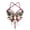 Red Brown, variant on Women Sleeveless Halterneck Strappy Camisole Crop Top Butterfly Embroidery Crisscross Tie Backless Beach Bras