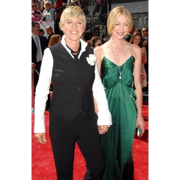 Ellen Degeneres Portia De Rossi At Arrivals For 35Th Annual Daytime
