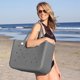 thumbnail image 2 of Rubber Beach Bags Waterproof Sandproof Outdoor EVA Portable Travel Bags Washable Tote Bag For Beach,Sports,Market, 2 of 4