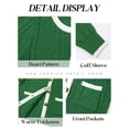 thumbnail image 3 of Usaibhir Womens Knit Button Up Cardigan Sweaters with Pockets Long Sleeve Crew Neck Open Front Sweater Jackets Outerwear, 3 of 8
