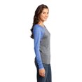 thumbnail image 3 of District Juniors Microburn Long Sleeve Raglan Tee-L (Deep Royal/ Heathered Nickel), 3 of 6