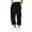 c-374Black1502, variant on Men Pants Jogging Bottoms Men's Wide Baggy Sweatpants Summer Elastic Waist Jogging Wide Leg Sports Casual Sports Cargo Pants With Pockets Drawstring Male Fashionable Solid Color Slacks