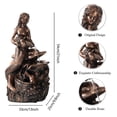 thumbnail image 5 of TERESA'S COLLECTIONS 21" Large Mermaid Water Fountain, Outdoor LED Light with Auto Silent Pump, Garden Decor for Patio, Gift for Mom, 5 of 6