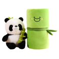 thumbnail image 2 of relleno de de la felpa acompaña los ornamentos del sofá del juguete del sueño con los juguetes de bambú para cm estilo B CUTICAT Muñeco de peluche de oso panda, 2 of 8