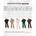 thumbnail image 7 of Pink Queen 2 Piece Sweater Sets for Women Loose Long Knit Pullover and Pants Brown M, 7 of 7