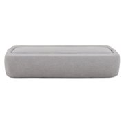 Divani Casa Lerner - Modern Light Grey Fabric Sofa Bed