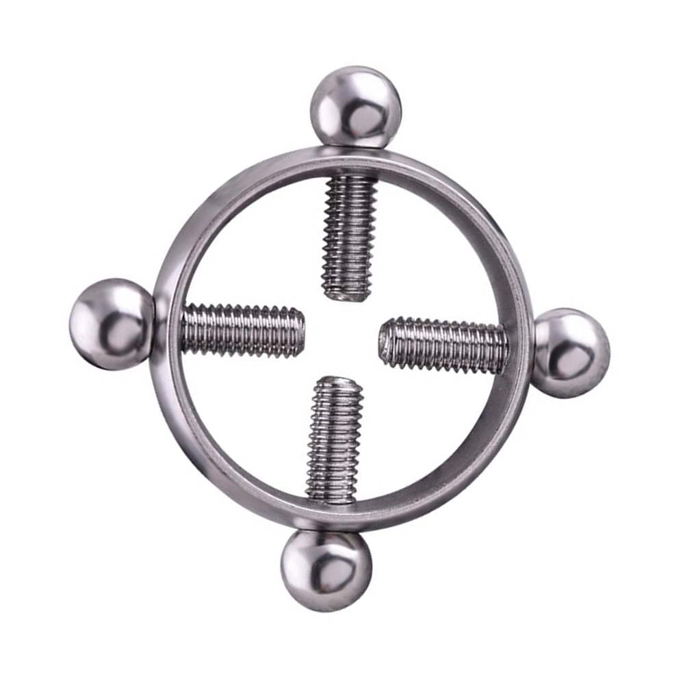 Barbell Screw Circle Nipple Shield Ring Body Piercing Stainless Steel Jewellery.