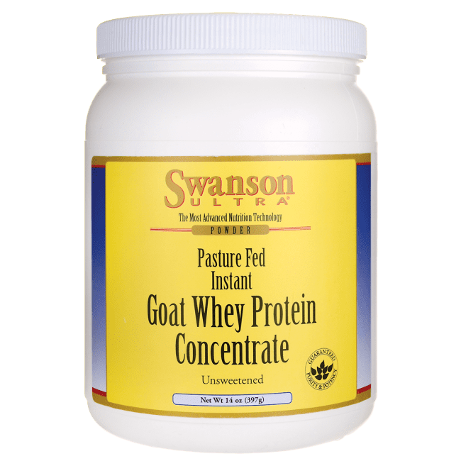 Swanson Goat Whey Protein Concentrate 14 oz Powder