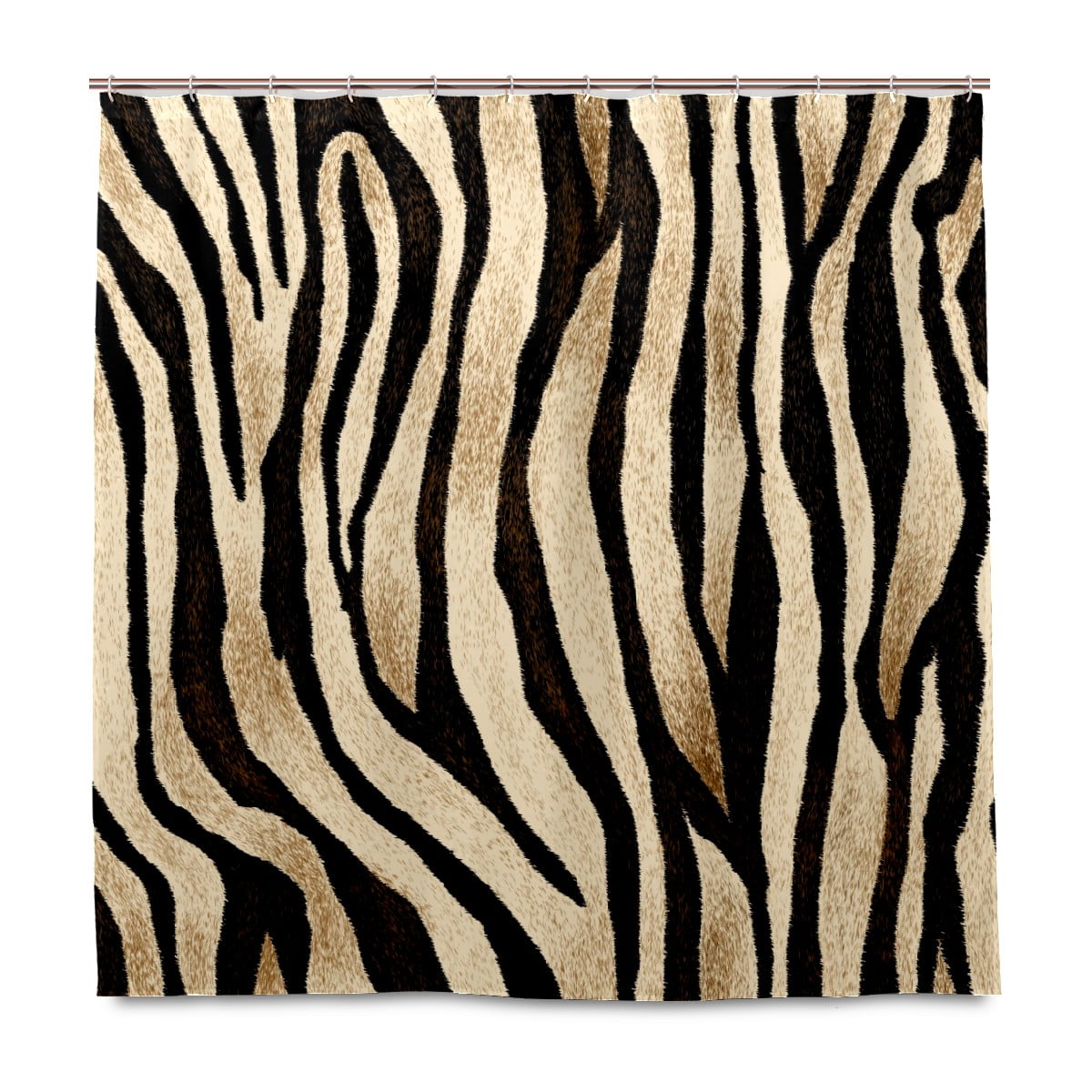 Shower Curtains for Bathroom Zebra Animal Print Shower Curtain Set with