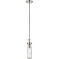 thumbnail image 2 of Nuvo 60-5362 - Beaker - 1 Light Mini Pendant w/ Clear Glass - Vintage Lamp Included, 2 of 2