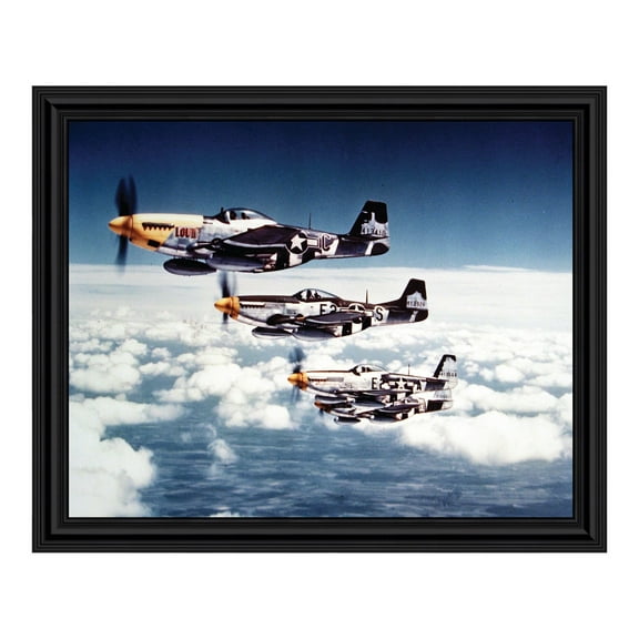 P-51 Mustang Plane, Aviation Picture Frame, 2113
