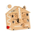 thumbnail image 2 of Tablero de actividades Montessori Busy Board, material de bricolaje, tablero sensorial para padres Casa, 2 of 9
