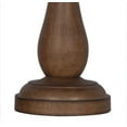 thumbnail image 3 of (2 pack) Mainstays Mix and Match 11" Turn Wood Finish Accent Lamp Base, Brown, 3 of 6