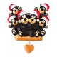 thumbnail image 1 of nuevos productos transfronterizos 2024 adornos colgantes de Navidad perro negro oso amor escrito a mano DIY colgante de regalo, 1 of 8