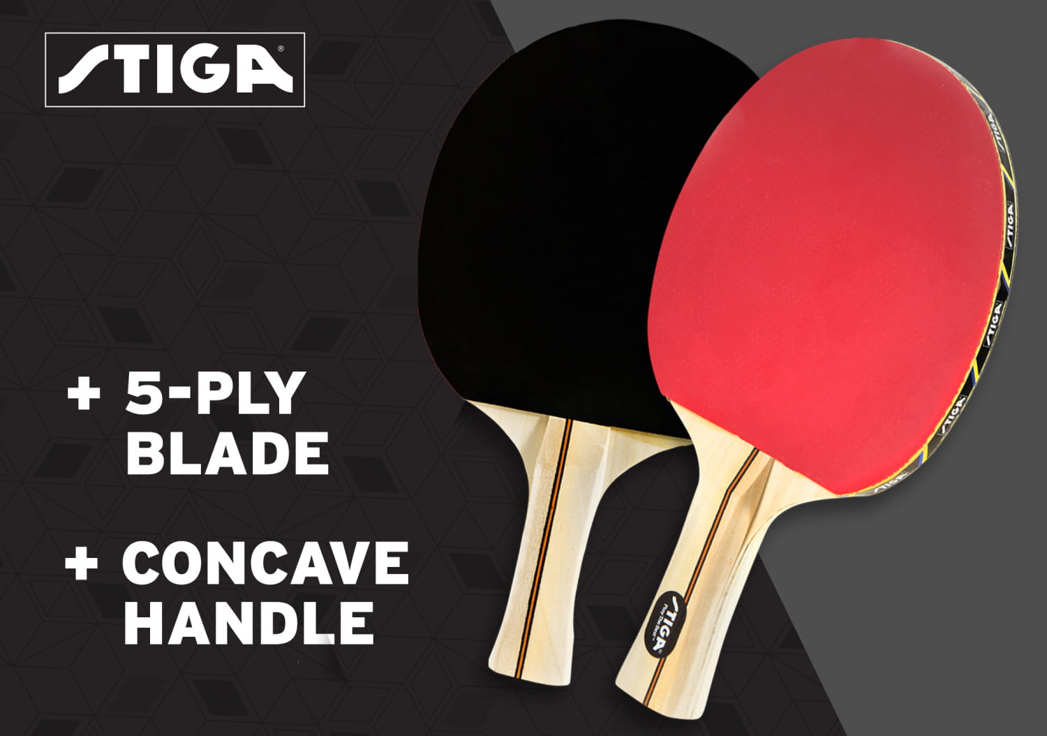 STIGA Performance 4Player Table Tennis Racket Set New Free Shipping