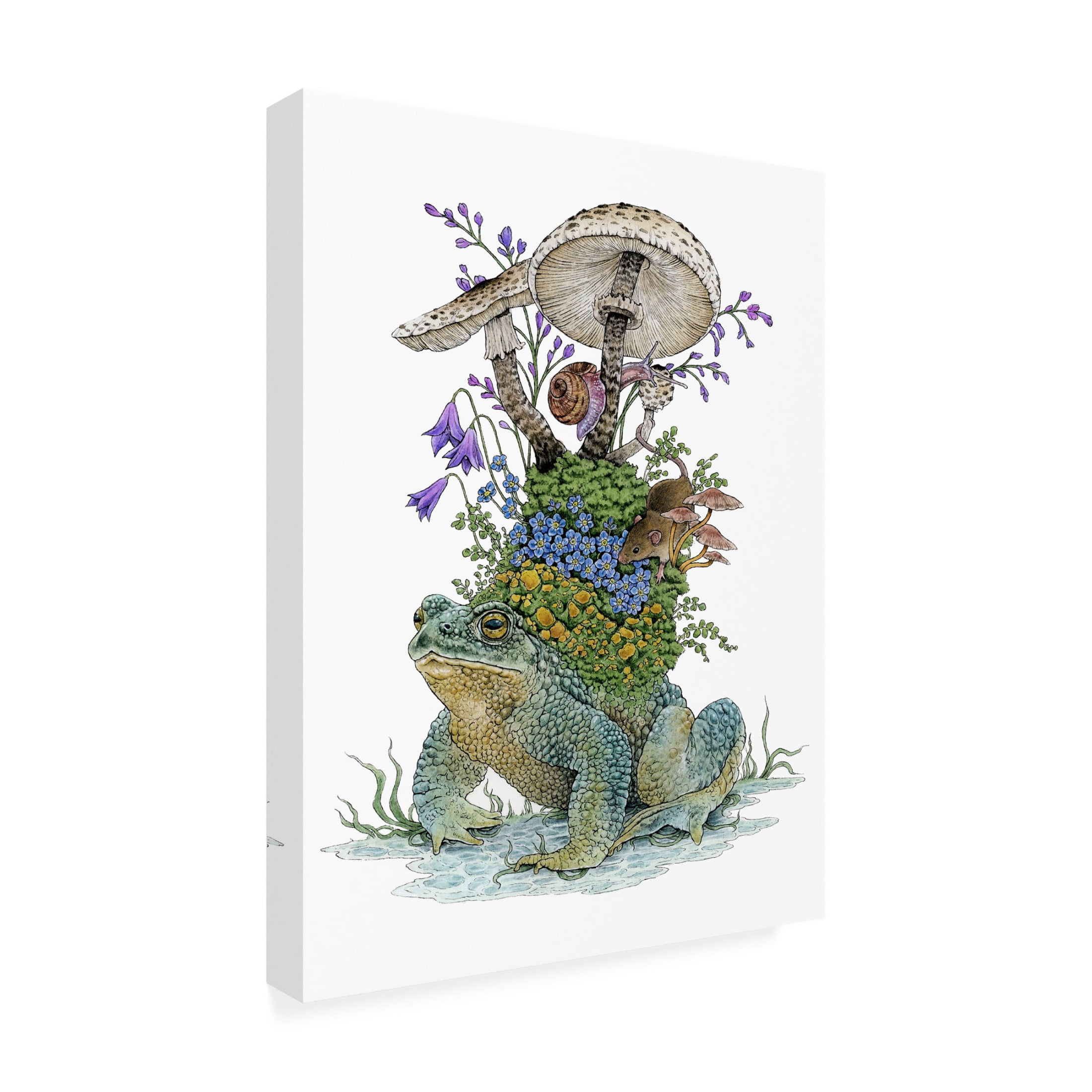Trademark Fine Art Lea Chaillaud Away With the Fairies Canvas Wall Art