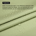 thumbnail image 5 of Uxcell Pack of 10 Pearlescent Film Flower Wrapping Paper 22.8x22.8 Inch Waterproof Green, 5 of 7