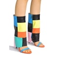 thumbnail image 3 of Cape Robbin Parrish Multi Open Pointed Toe Stiletto Heel Foldover Fashion Boots (Multi, 7), 3 of 3