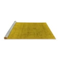 thumbnail image 2 of Ahgly Company Machine Washable Indoor Rectangle Oriental Yellow Industrial Area Rugs, 2' x 5', 2 of 4
