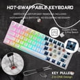 thumbnail image 3 of Teclado mecánico para juegos RK ROYAL KLUDGE RK61 Brown Switch, 3 of 8