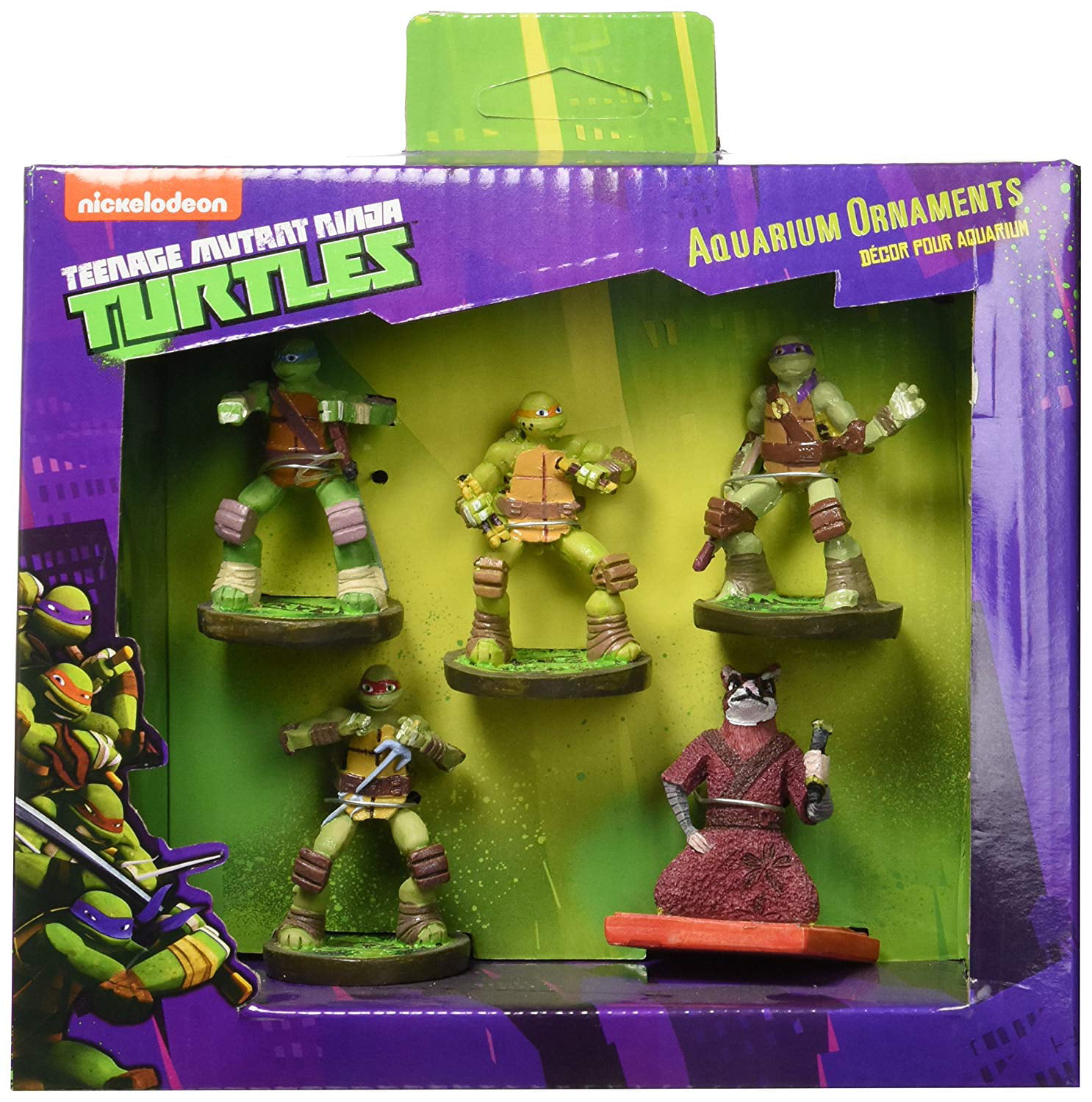Penn Plax Teenage Mutant Ninja Turtles Mini 5 Piece Gift Pack 