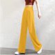 thumbnail image 1 of WILLBEST Pantalones Casuales de Mujer, de Cintura Alta, Rectos y con Múltiples Bolsillos, Ideales para el Trabajo y La Comodidad Diaria. Mediana, 1 of 8