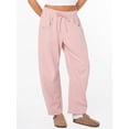 thumbnail image 6 of Celebrity Pink Women's and Women's Plus Fleece Barrel Sweatpant, Sizes XS-4X, 6 of 7