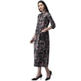 thumbnail image 2 of eloria Printed Women's Fashion Stylish Knee Length In Mandarin Neck Design Dress, 2 of 5