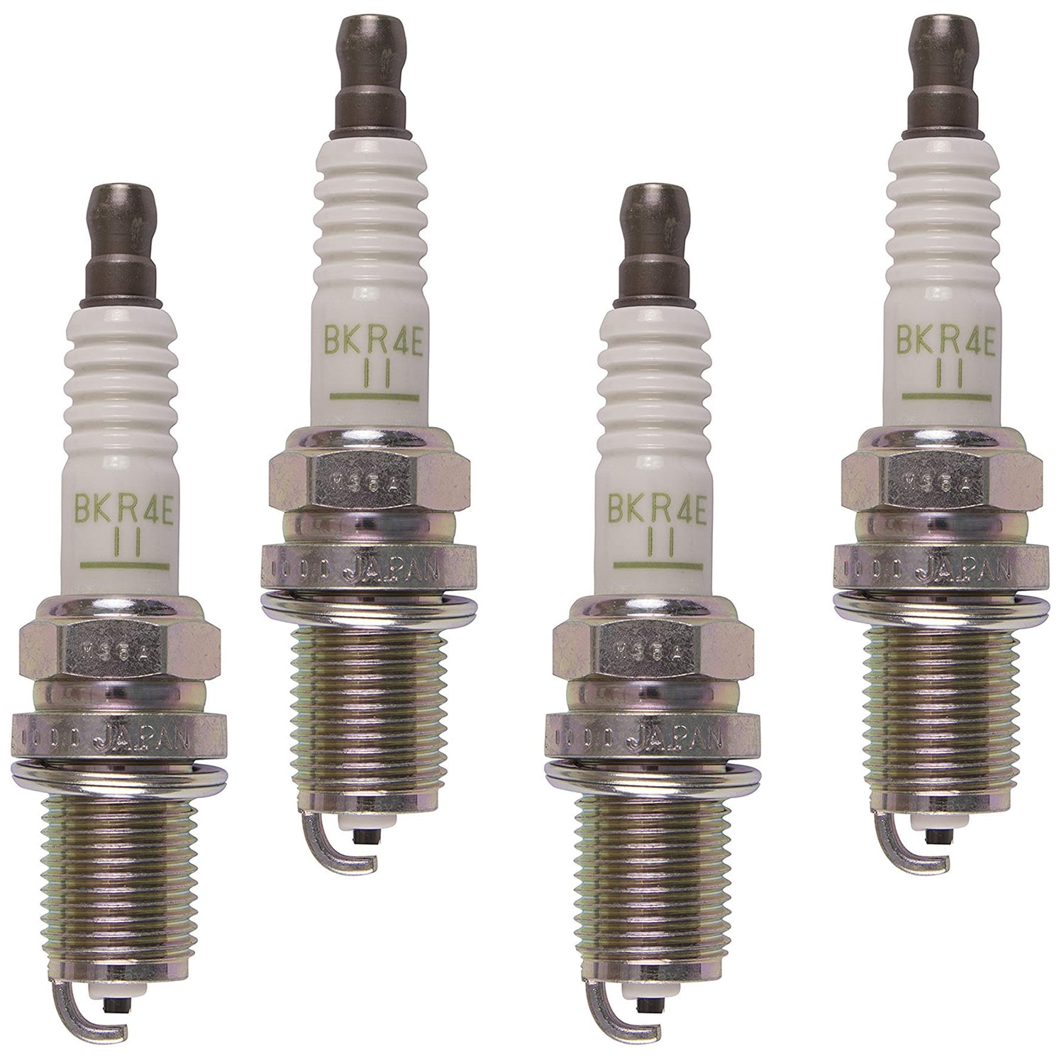 NGK 4 Pack of Genuine OEM Replacement Spark Plugs BKR4E114PK