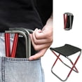 thumbnail image 1 of Camping Folding Stool Mini Outdoor Collapsible Slacker Chairs Seat, 1 of 5