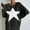 Black, variant on Baqcunre Sweaters For Women Women'S Pullover Round Neck Star Thread Temperament Personalized Sweater Knit Hoodies For Women Fall Clothes For Women 2023 Beige L