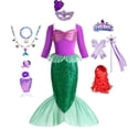 thumbnail image 2 of Vestido de sirena para niñas, disfraz de princesa para Halloween, ropa de bebé, fiesta de cumpleaños de Navidad, carnaval, 2 of 4
