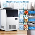 thumbnail image 5 of Homhougo Commercial Ice Maker 100lbs/24h with 33 lbs Storage 5x10 Cubes Commercial Ice Machine 110V Automatic Ice Machine, 5 of 7