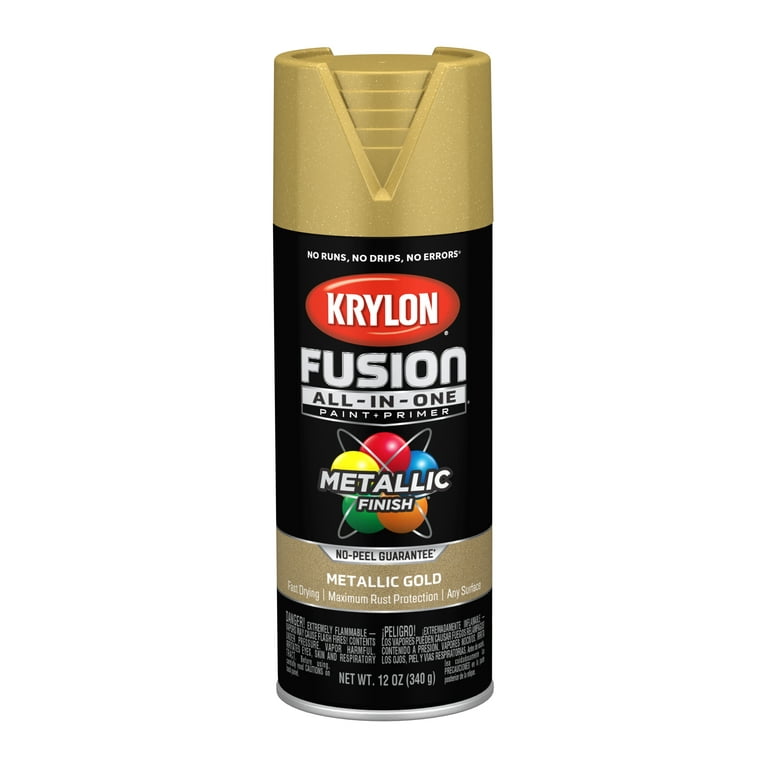 Krylon K02770007 Krylon Fusion All-In-One Metallic Gold Metallic