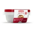 thumbnail image 2 of Rubbermaid TakeAlongs Round Food Storage Containers, 1.18 L (5 Cup), Ruby Red, 3 Pack, 2 of 2