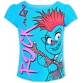 thumbnail image 5 of Trolls Poppy and Barb Girls 4 Pack Character Short Sleeve Tees, 4-6X, 5 of 9