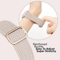 thumbnail image 5 of KOMI 6 Pack Braided Stretchy Bands Compatible with Apple Watch Band 38mm 40mm 41mm 42mm 44mm 45mm 49mm Women Men,Adjustable Nylon Solo Loop Elastic Straps for iWatch Series 9 8 7 6 5 4 3 2 1 SE Ultra, 5 of 6