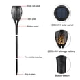 thumbnail image 2 of Solar Light Garden Torches, Solar Torch With Usb Charging & Waterproof Solar Garden Lighting Garden Light Automatic On / Off (Pack Of 2), 2 of 7