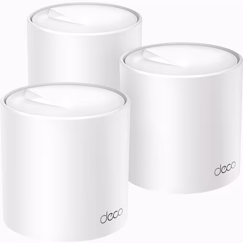 TP-Link Deco X50(3-pack) - AX3000 Whole Home Mesh Wi-Fi 6 System 3-Pack - Dual Band - 2.40 GHz ISM Band - 5 GHz UNII Band - 2 x Antenna(2 x Internal) - 375 MB/s Wireless Speed - 3 x Broadband Port