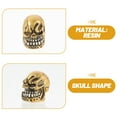 thumbnail image 3 of UPOUART 4Ud Tapones De Válvula De Dorados Calavera Para Decorar Y Proteger Neumáticos, 3 of 6